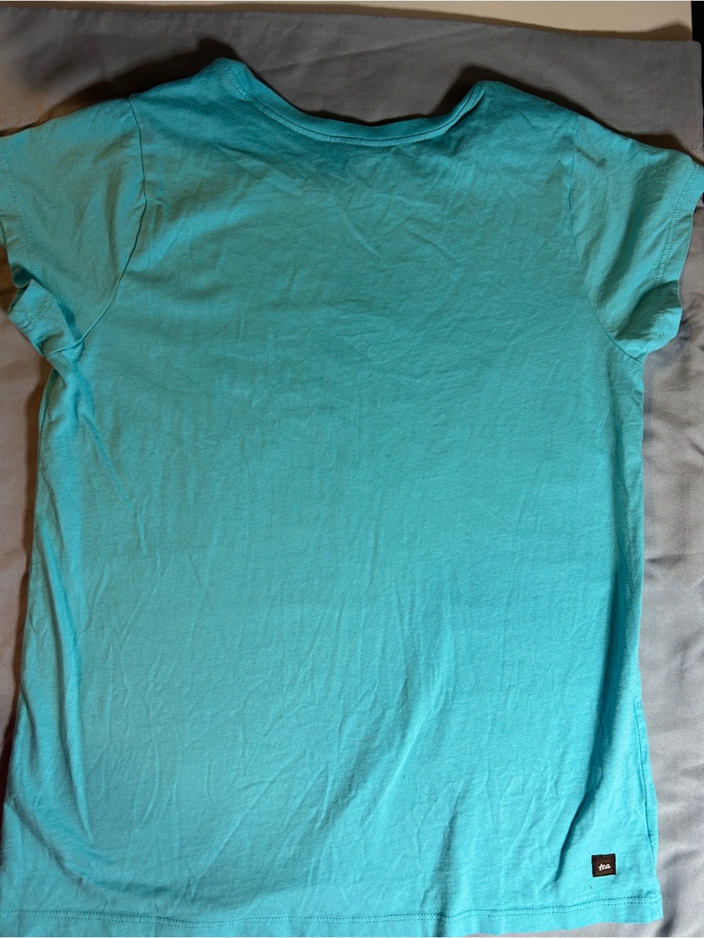 Tea Collection Turquoise Octopus Graphic Tee with Pink Accents - Picture 2 of 3